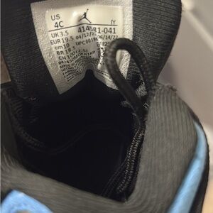 Air Jordan Black and Blue Sneakers